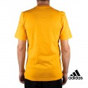 Adidas Camiseta Essentials Linear Logo Amarilla Hombre