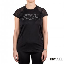 Puma Camiseta Training Tee Pink Puma Black Mujer