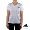 Adidas camiseta W D2M SOLID T Blanco Mujer