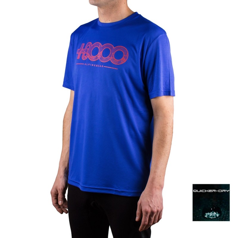 +8000 Camiseta Walk 20V Azul Intenso Hombre