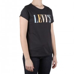 Levis Camiseta Gi Tee Negro Multicolor Mujer