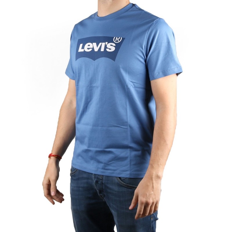 Levis Camiseta Graphic Tee Housemark Azul Hombre