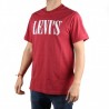 Levis Camiseta Relaxed Graphic Tee EARTH RED Rojo Hombre