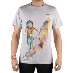 Trangoworld Camiseta Rockclimber Gris Vapor Hombre