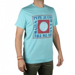Pepe Jeans Camiseta Morris Dk Acqua Aguamarina Hombre