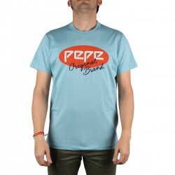 Pepe Jeans Camiseta Terell Quay Archive Azul Claro Hombre