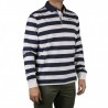 Pepe Jeans Polo Lavern Off White Rayas Blanco Azul Rugby Hombre