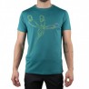 Trangoworld Camiseta Sangons VT Azul Verdoso Hombre