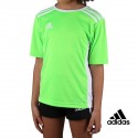 Adidas Camiseta Entrada JR Solar Green White Lima Niño