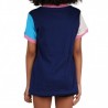 Nike Camiseta Sportswear Ringer Nvlty Futura Azul Rosa Niño
