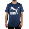 Puma Camiseta Classics logo Dark Denim Azul Oscuro Hombre