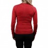 Kripton camiseta térmica Pyros Rojo Mujer