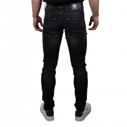 G-Star Jeans Revend Skinny Medium Aged Faced Negro lavado Hombre