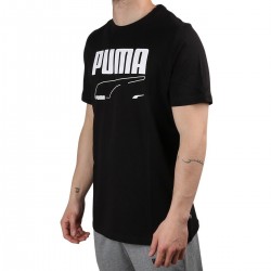 Puma Camiseta Rebel Tee Black Negro Hombre