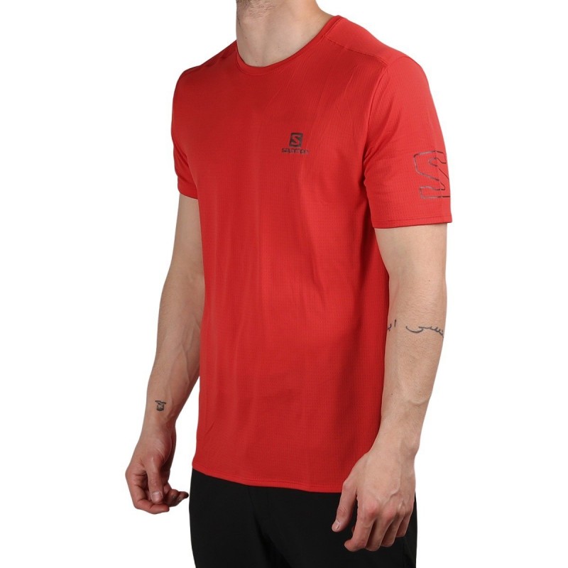 Salomon camiseta XA TRAIL Goji Berry Rojo Hombre