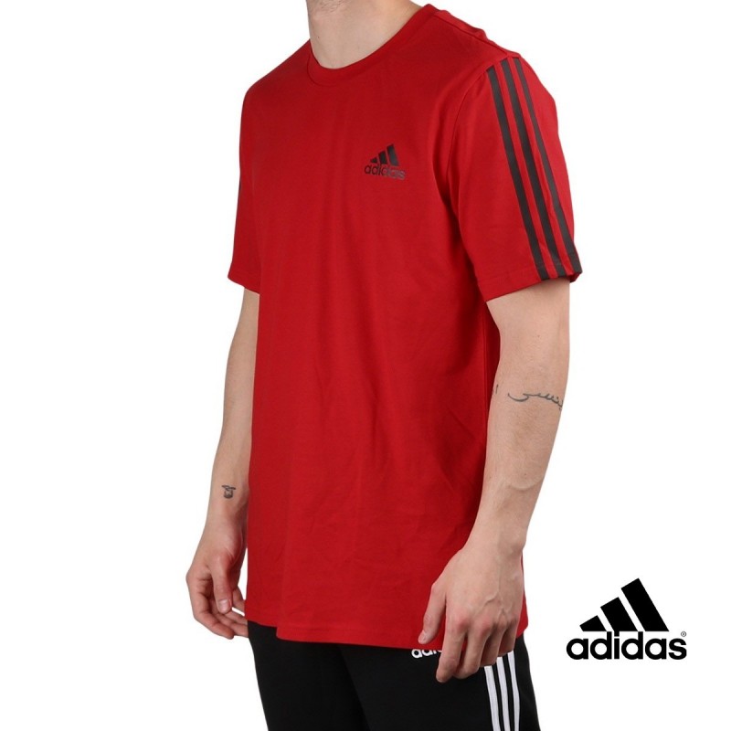 ADIDAS Camiseta M DK T 3 bandas Scarlet Rojo Hombre