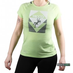 +8000 Camiseta SLAB 21V Verde Pastel Vigore Mujer