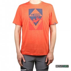 +8000 Camiseta BLOCAR 21V Naranja Vigore Hombre
