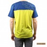 +8000 Camiseta DORGON 21V Verde Ácido Azul Hombre