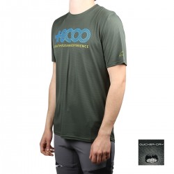 +8000 Camiseta WALK 21V Verde Bosque Hombre