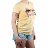 Levis Camiseta The Perfect Tee Batwing Fill Golden Haze Amarillo Colibrí Mujer
