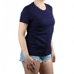 Levis Camiseta The Perfect Tee Mini Logo Sea Captain Blue  Azul Mujer