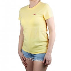 Levis Camiseta The Perfect Tee Mini Logo Lemon Meringue Amarillo Mujer