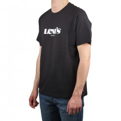 Levis Camiseta SS Relaxed Fit Tee New Logo II Black Negro Hombre