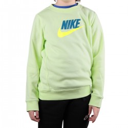 Nike Sudadera Sportswear Club Fleece Light Liquid Lime Verde Niño