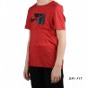 Nike Camiseta DRY HBR Logo Rojo universitario Niño