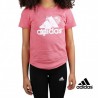 ADIDAS Camiseta TROPICAL Sports Graphic Hazy Rose Rosa Niño