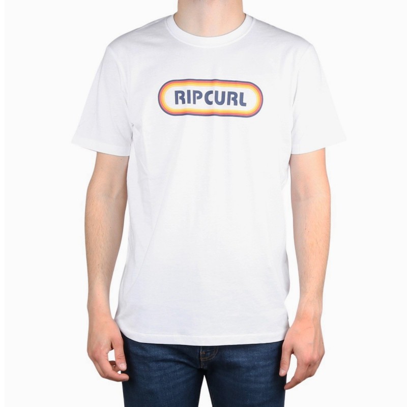Rip Curl Uomo T-Shirt Surf Revival Hey Muma – Cotone Manica Corta, Vestibilità Standard, Modello Alto 1,83m Taglia M - 2