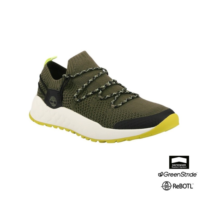 Timberland Zapatilla Solar Wave Low Knit Verde Hombre
