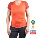 Ternua Camiseta KRINA Light Magma Naranja Mujer