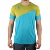 Ternua camiseta KINETIC Deep Curacao Azul Amarillo Hombre