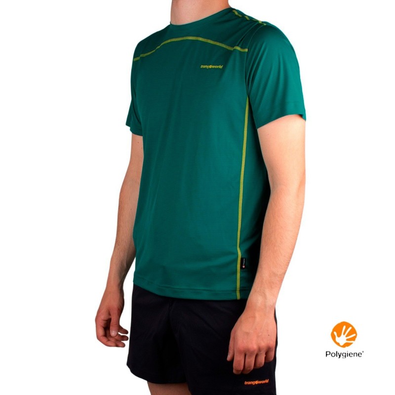 Trangoworld Camiseta SION Verde lago Hombre