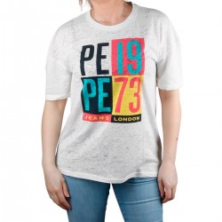 Pepe Jeans Camiseta DITA Off White Blanco Mujer