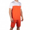 Le Coq Sportif Camiseta SAISON 1 Tee SS N°3 M new optical white Blanco Naranja Hombre