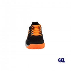 Asics Zapatilla GEL-PADEL PRO 4 black orange pop negro naranja Hombre
