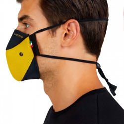 La Sportiva Mascarilla Stratos Mask Yellow Black Amarilla Negra