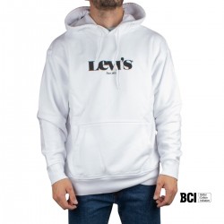 Levis Sudadera Relaxed Graphic White Blanco Hombre