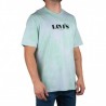 Levis Camiseta SS Relaxed Fit Tee New Logo II Sprout Dye Verde Azul Hombre