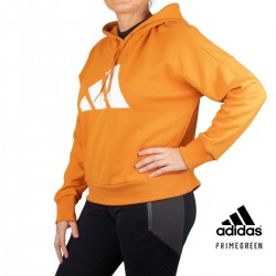 Adidas Sudadera W Fi 3b Hoodie Focora White Naranja Mujer