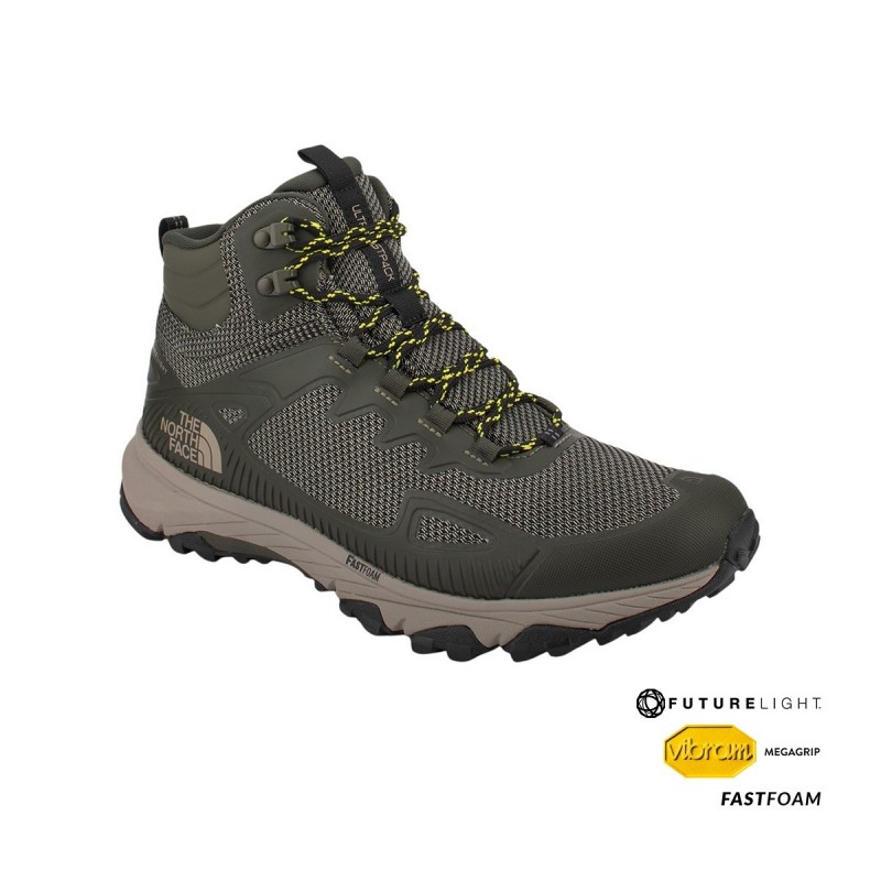 The North Face Botas Ultra Fastpack IV Taupe Green Black Verde Hombre