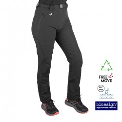 Trangoworld Pantalón Dunai Negro Mujer