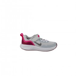 Nike Zapatillas Wearallday PS Pure Platinum Smoke Grey Rosa Gris Niño