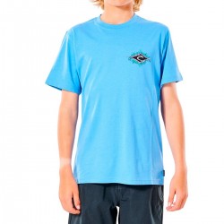 Rip Curl Camiseta Sumbawa Tee Boys Electric Blue Azul Niño