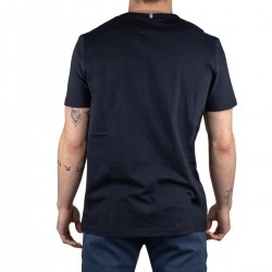 Le Coq Sportif Camiseta Bat Tee Ss N°2 M Sky Captain Azul Marino Blanco Hombre