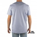 Not Afraid Brand Camiseta Serene Blue Litte Logo Azu Claro Unisex