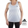 ADIDAS Camiseta Primeblue designed 2 move Sport 3 bandas Blanco Mujer